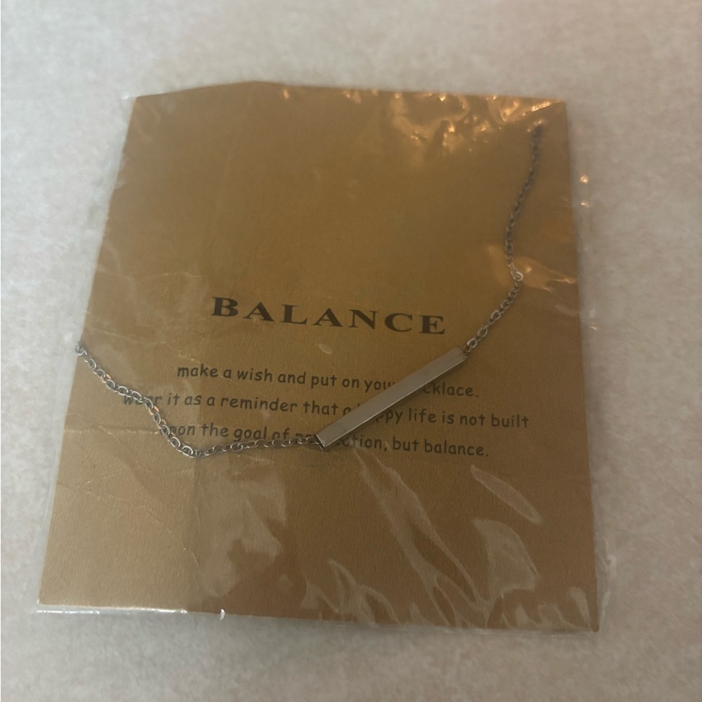 Balance Silver Necklace